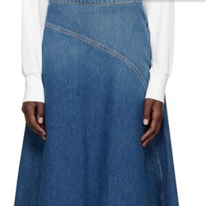 weekend max Mara full denim midi skirt size 4 us nwot